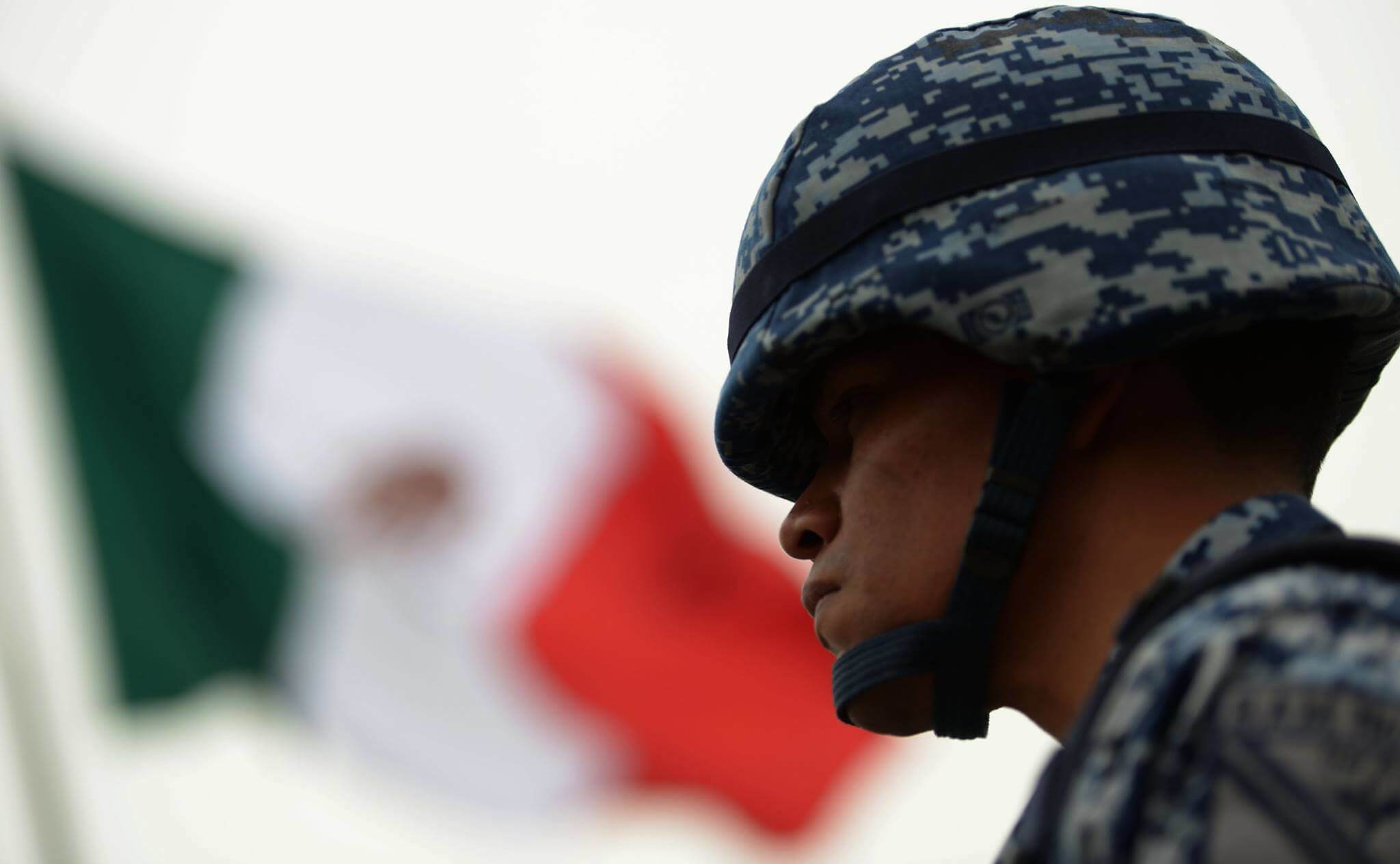 Entrega de Reconocimientos al personal de las Fuerzas Armadas mexicanas, en marzo de 2016.