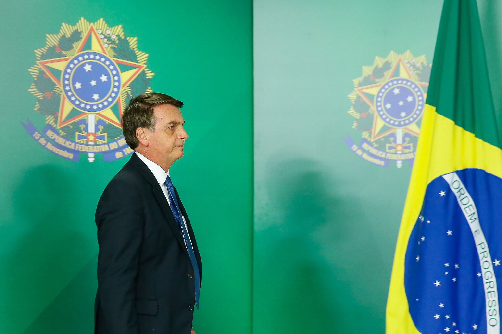 El expresidente Jair Bolsonaro, en la imagen, llevó a cabo un complot golpista en Brasil. 