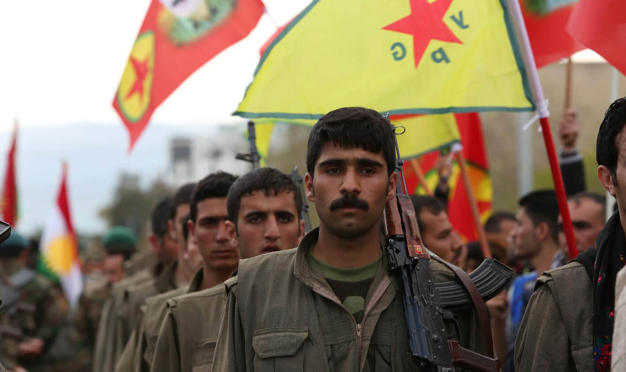Miembros del Partido de los Trabajadores del Kurdistán (PKK), uno de los grupos más representativos del pueblo kurdo.