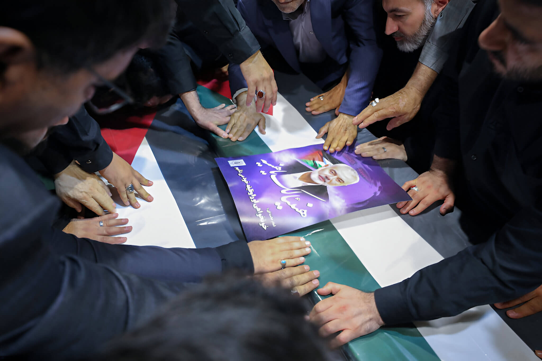 Funeral de Ismail Haniyeh, antiguo jefe de la oficina política de Hamás, en Teherán, la capital de Irán.