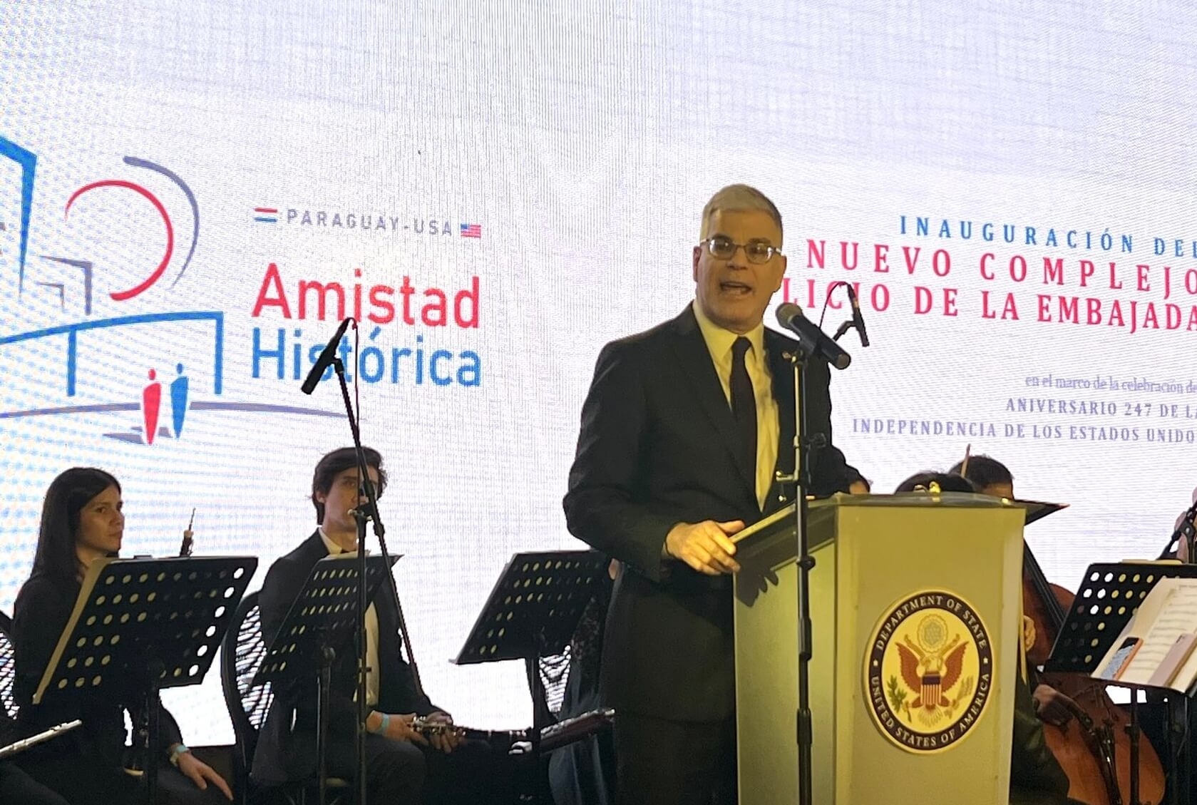 Marc Ostfield, embajador de Estados Unidos en Paraguay.