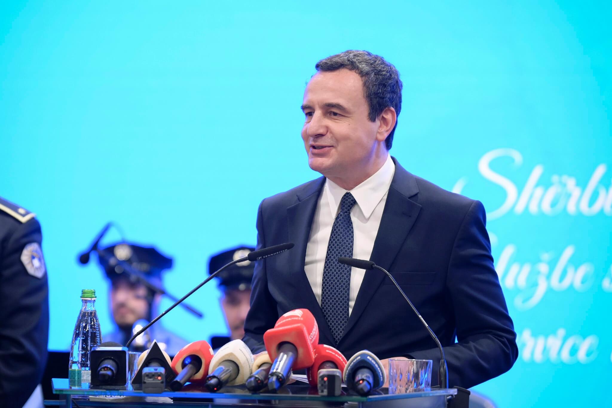 El primer ministro de Kosovo, Albin Kurti.
