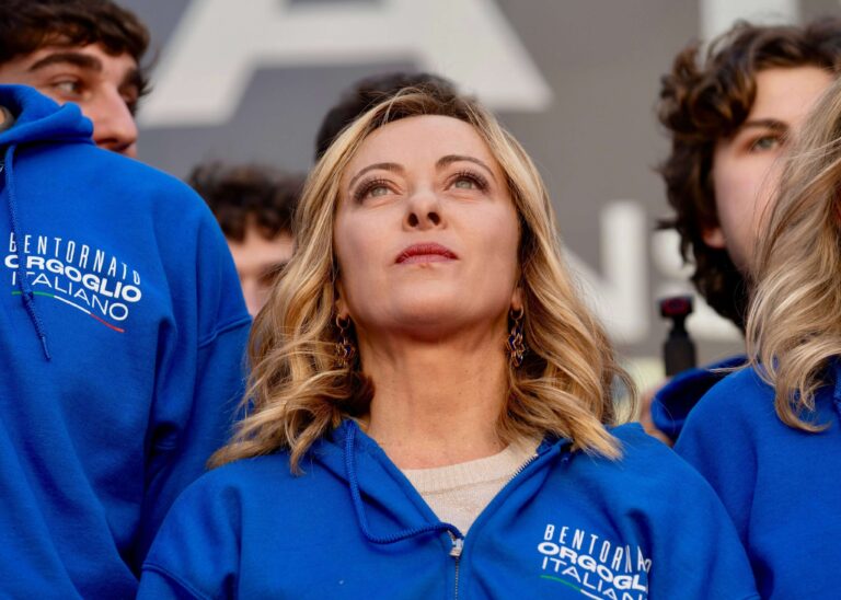 Giorgia Meloni, presidenta del Consejo de Ministros de Italia