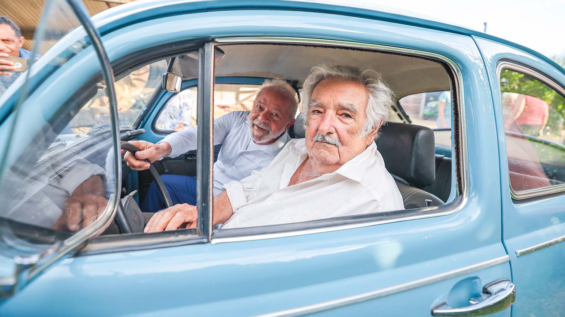 José Mujica, presidente de Uruguay (2010-2015) y Lula Da Silva, presidente de Brasil