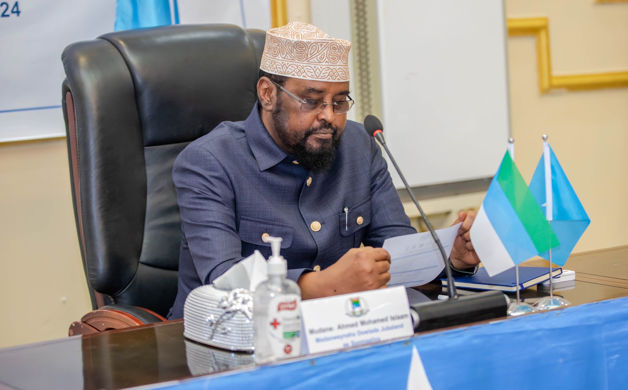 Ahmed Madobe, presidente de Jubalandia