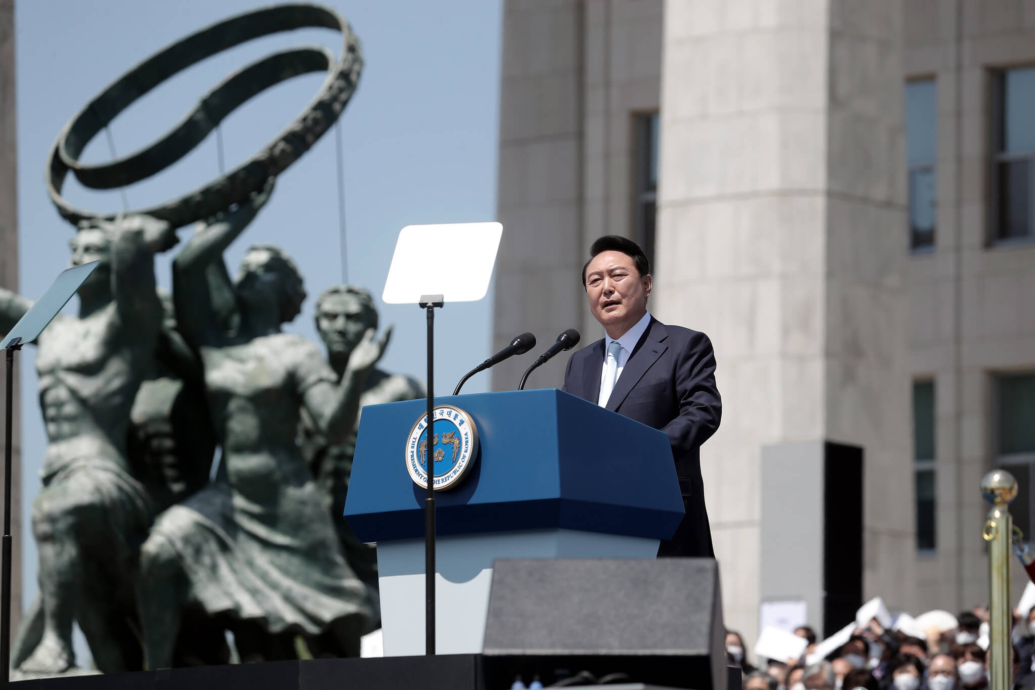 Yoon Suk-yeol, presidente de Corea del Sur. 