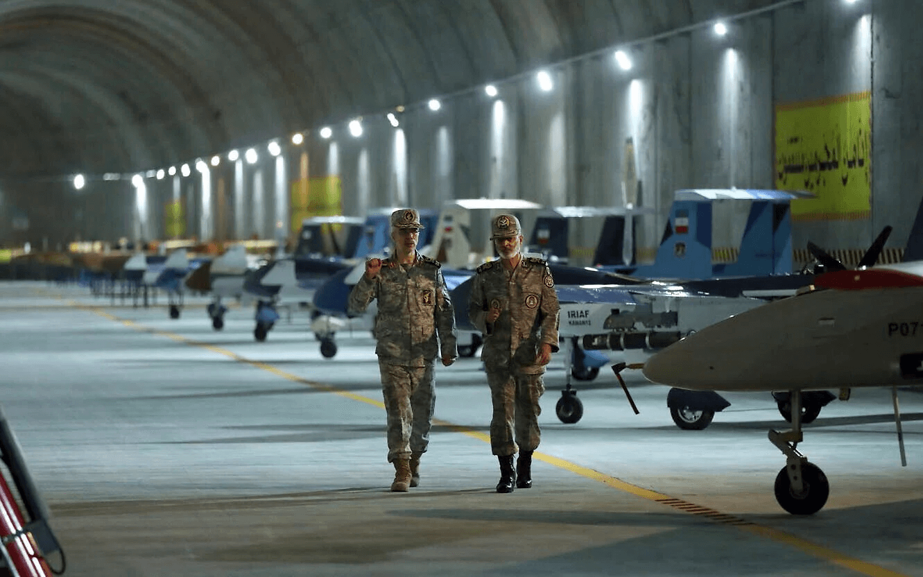 Base militar subterránea de Irán.