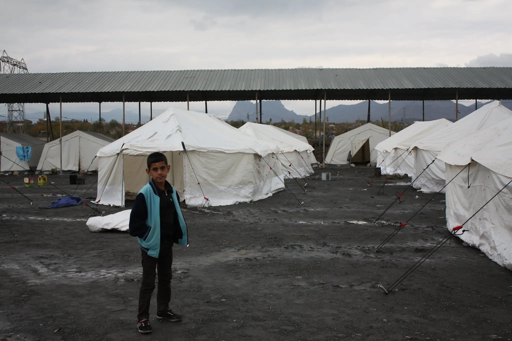 Campo de refugiados yazidíes ubicado en Sirnak, Turquía. Fuente: