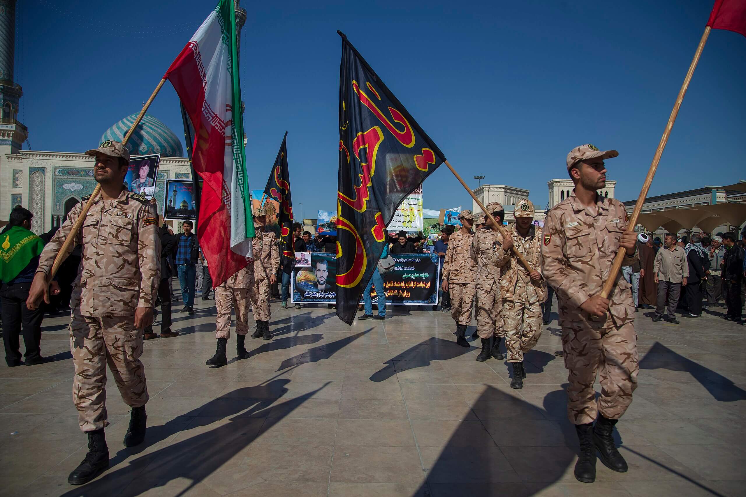 Milicias chiíes de Siria, respaldadas por Irán, como uno de los pilares clave de la alianza bilateral.