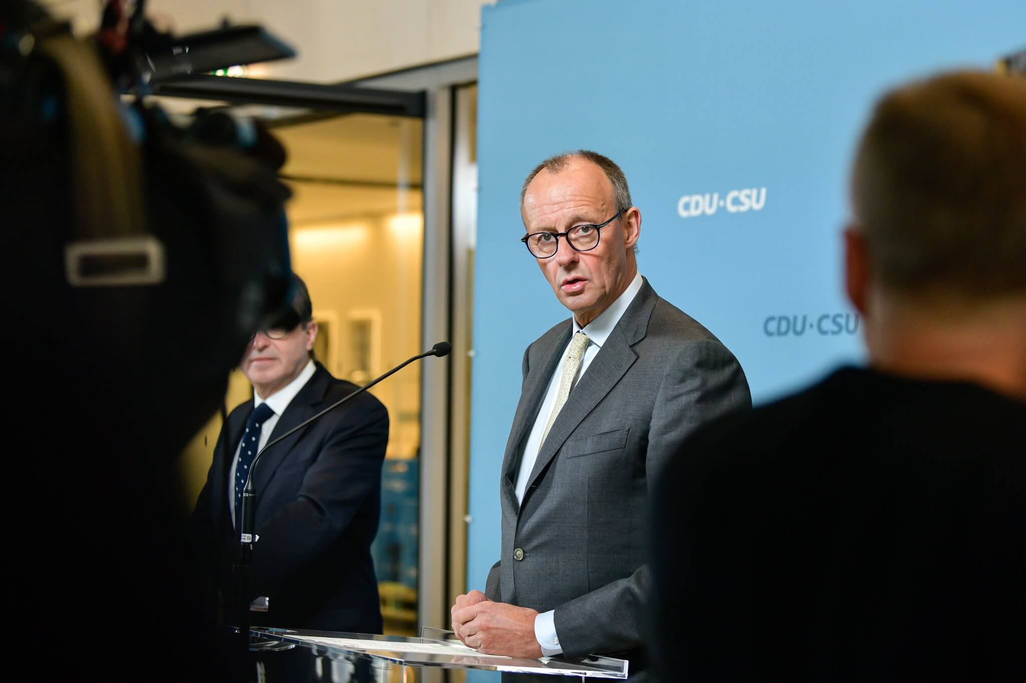 Friedrich Merz, candidato de la Unión Demócrata Cristiana (CDU) para las elecciones federales de Alemania.