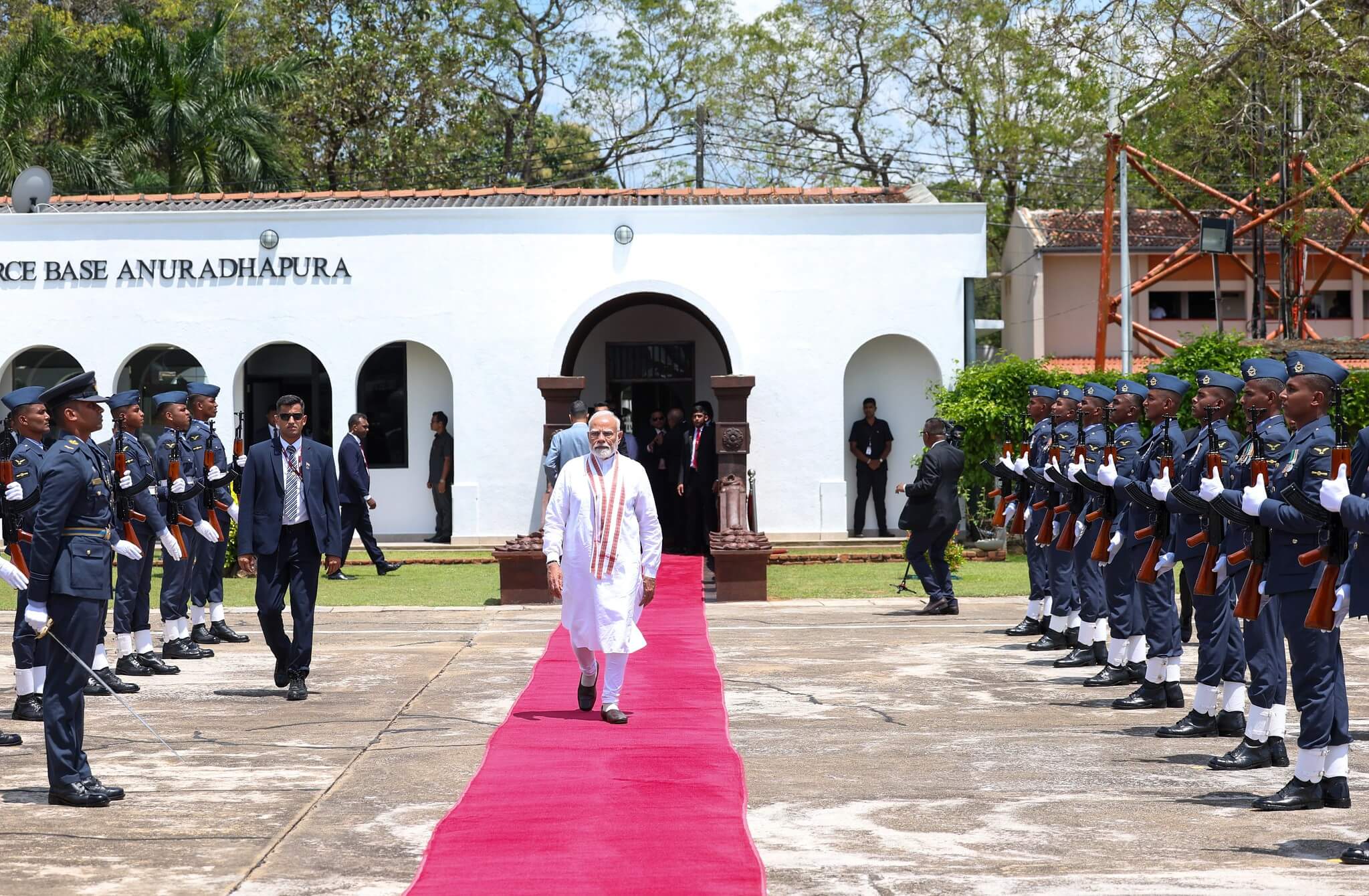 El primer ministro de India, Narendra Modi, realiza una visita oficial a Sri Lanka, el 6 de abril de 2025.