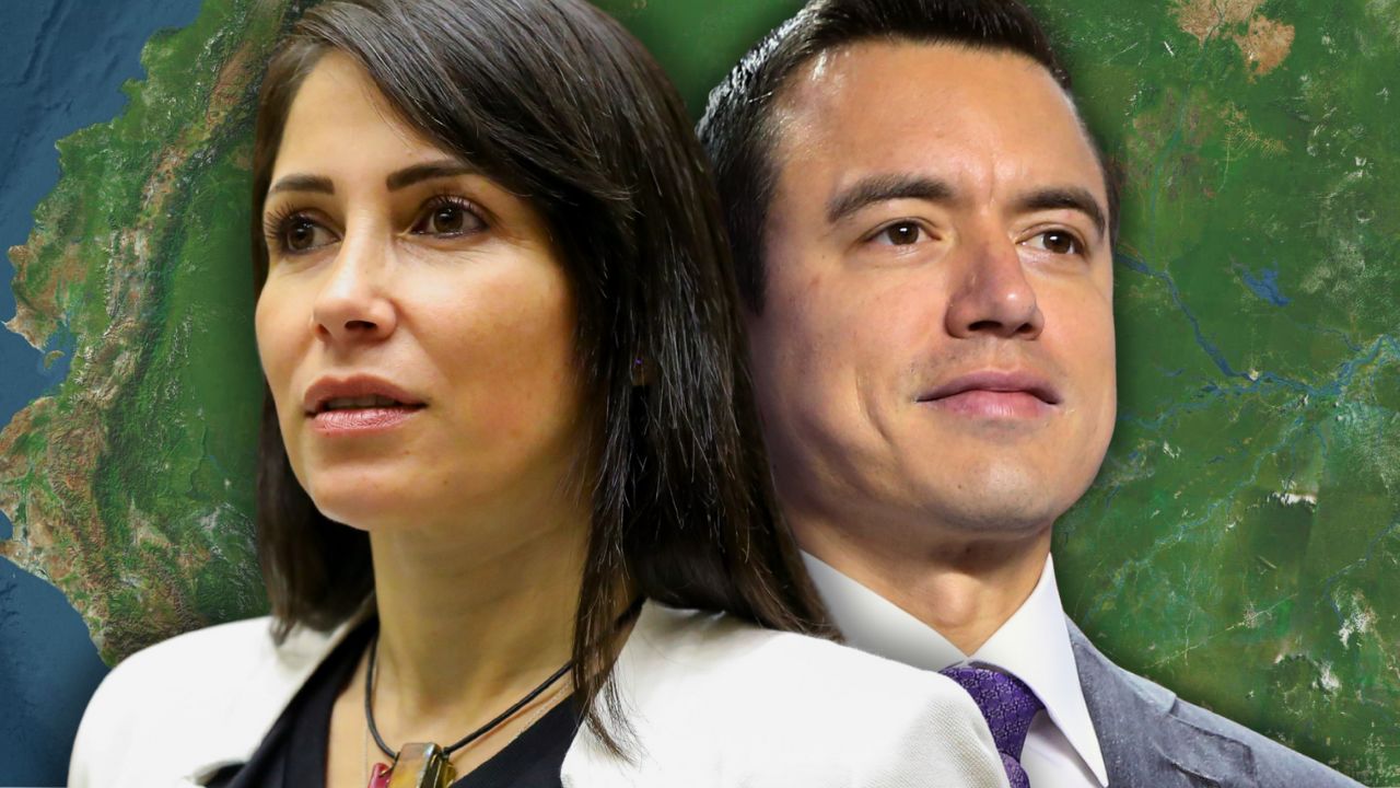 Tras obtener ambos un 44% en las elecciones de Ecuador, Daniel Noboa y Luisa González competirán en segunda vuelta por la presidencia.