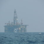 Plataforma de gas en el Mediterráneo oriental