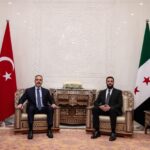 El ministro de Exteriores de Turquía se reúne con el presidente de Siria, Ahmed Al-Sharaa