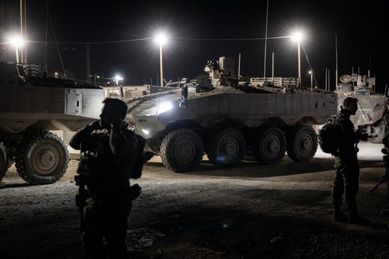 El ejército israelí se prepara para la lanzar la operación Carros de Gedeón.