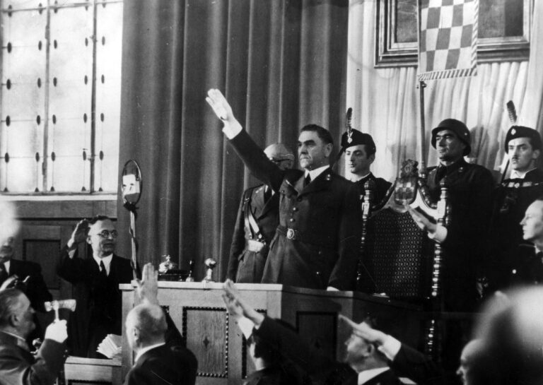 Discurso de Ante Pavelic, líder del Estado Independiente de Croacia