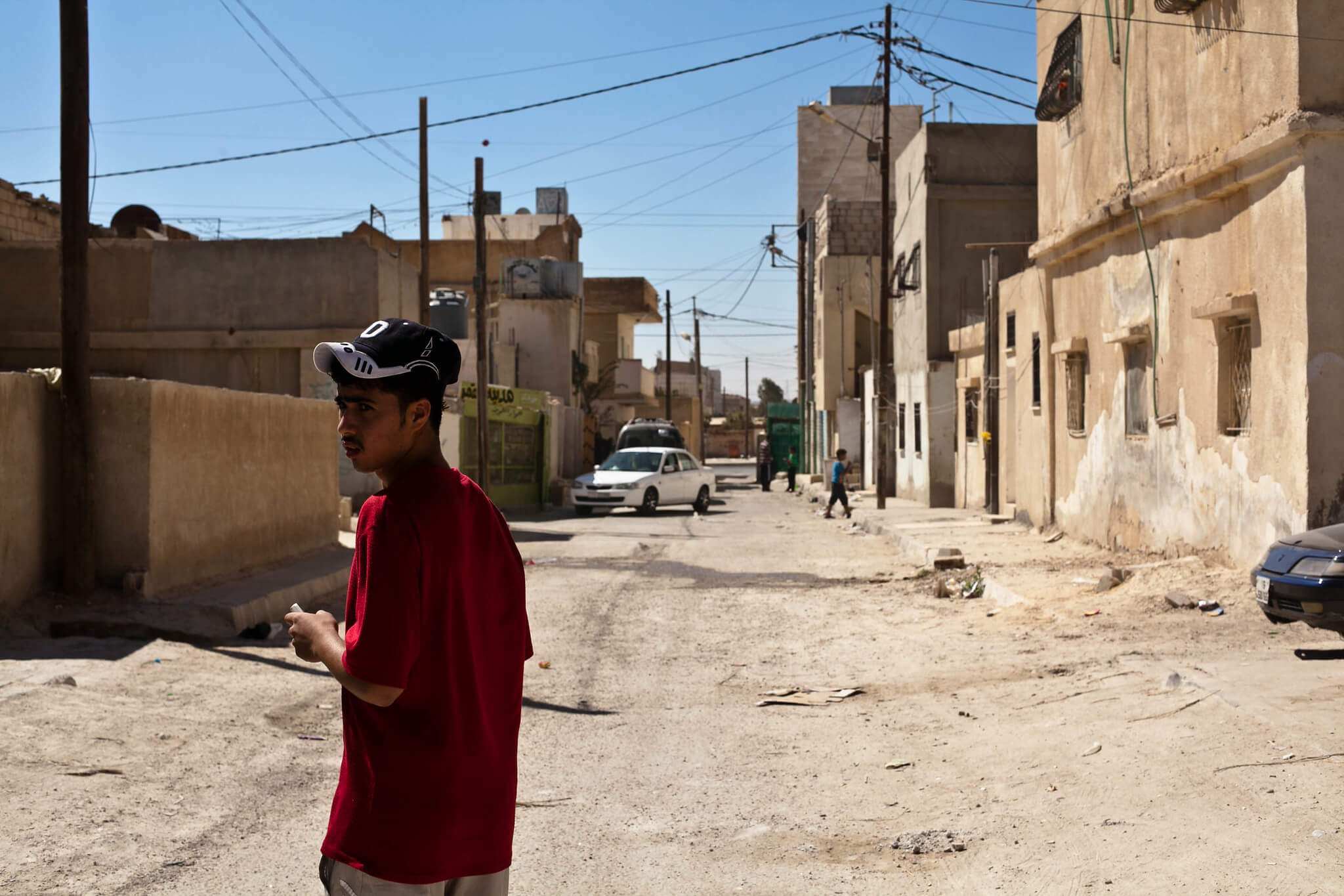El centro de Talbieh, uno de los campos de refugiados palestinos más grandes que hay en Jordania.