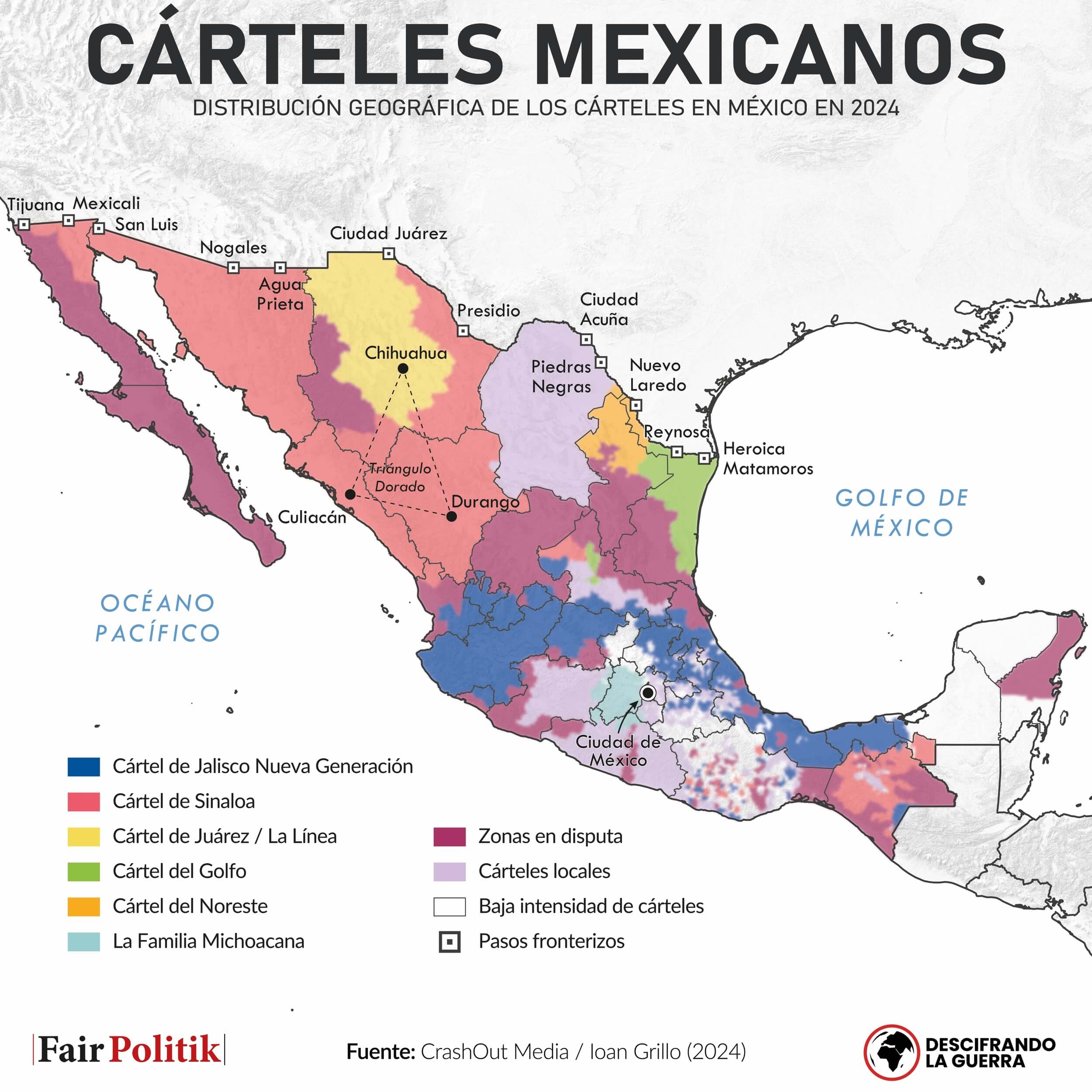Los cárteles mexicanos, que controlan amplias zonas del territorio, son clave para comprender las dinámicas internas del país centroamericano.