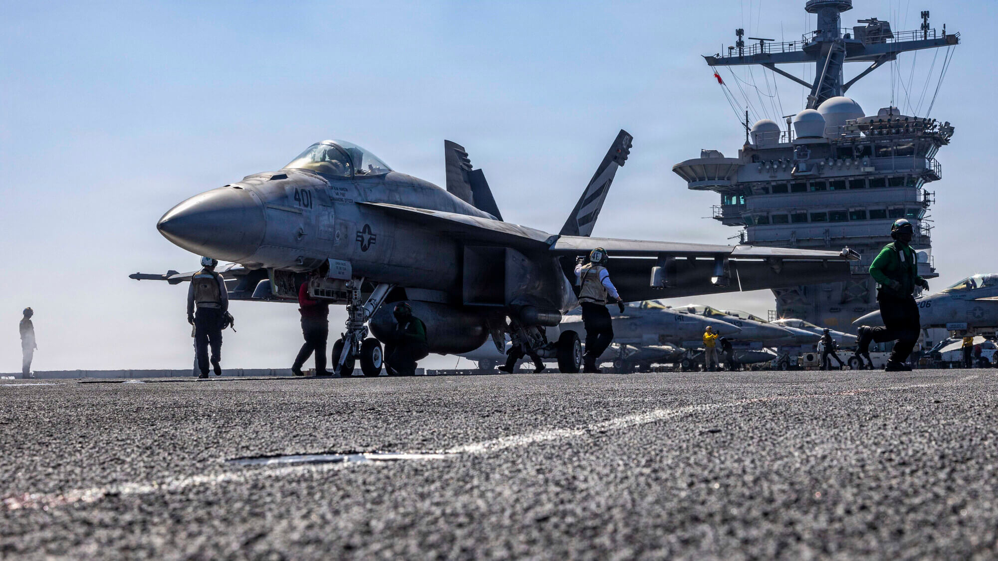 El despliegue militar de Estados Unidos en Oriente Medio, el mayor desde la guerra de Irak, podría anticipar nuevos ataques contra Irán.