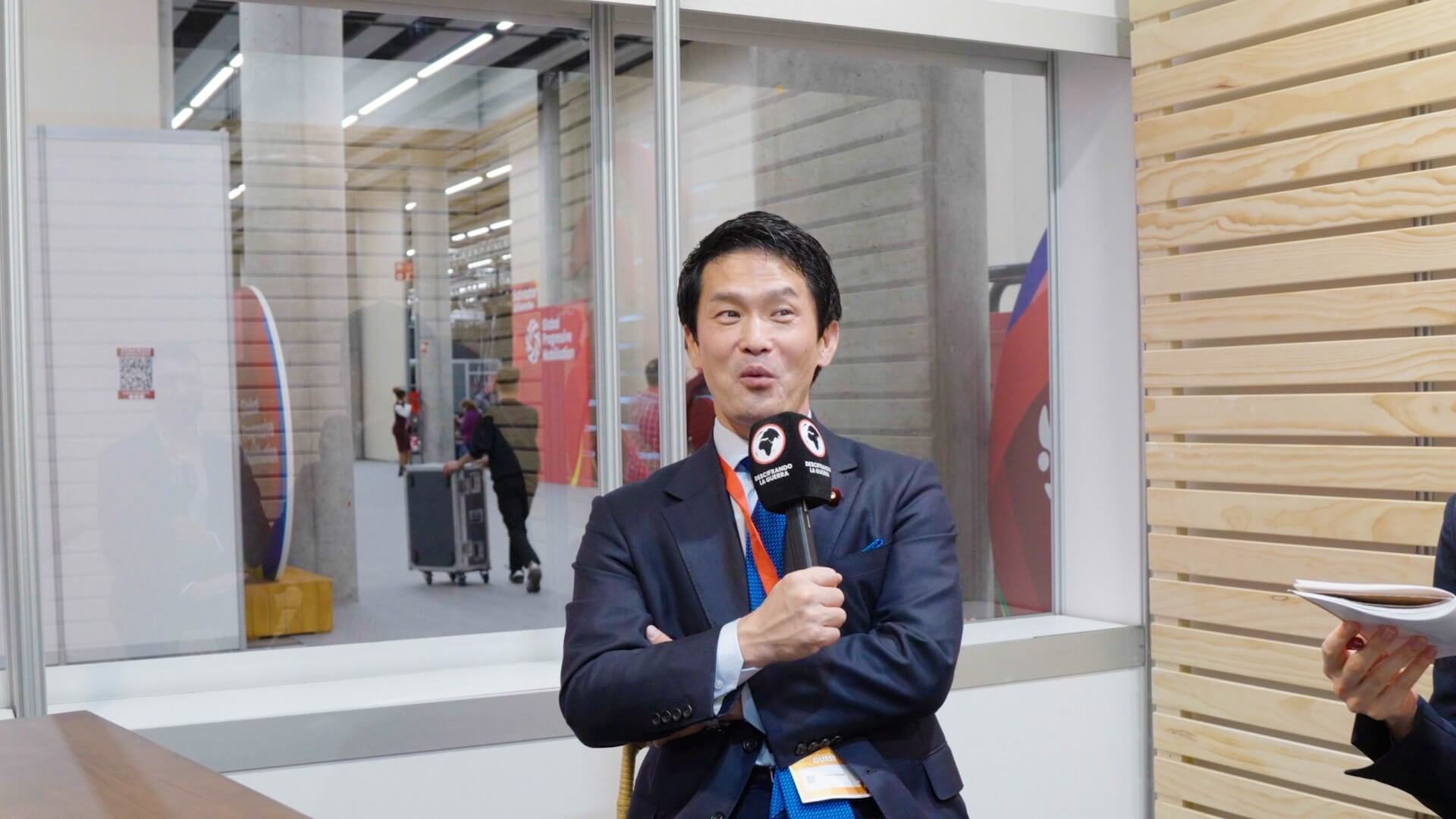 Junya Ogawa, durante la entrevista concedida a Descifrando la Guerra.