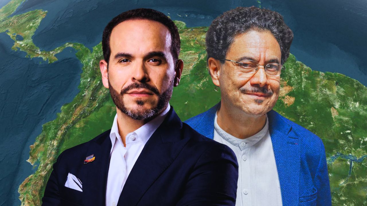 Iván Cepeda, del Pacto Histórico, y Abelardo De La Espriella, de Defensores de la Patria, compiten en la segunda vuelta en Colombia.