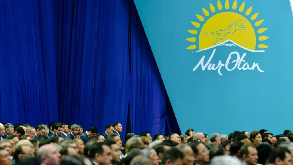 Congreso anual del partido Nur Otan, celebrado en Astaná el 1 de marzo de 2022